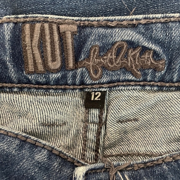 Kut from the Kloth Blue Straight Leg Jeans - Picture 2 of 16